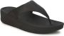 FitFlop Lulu Leather Toepost slippers voor Vrouwen Wit - Thumbnail 4