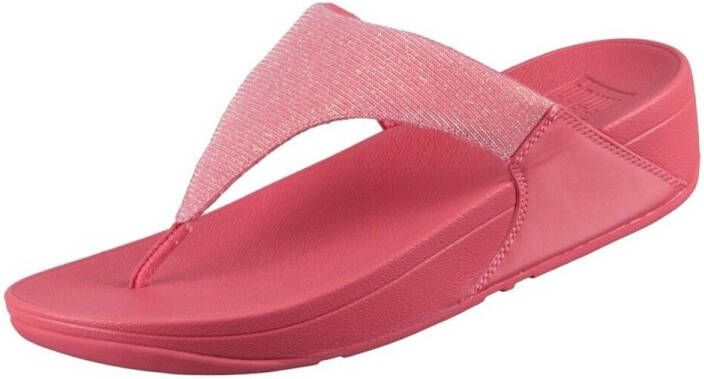 FitFlop Teenslippers Lulu Rosy Coral Shimmerlux