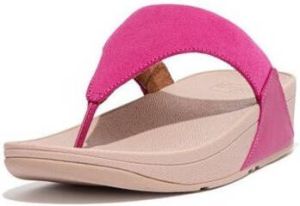 FitFlop Teenslippers LULU SUEDE TOE-POST SANDALS FUCHSIA ROSE