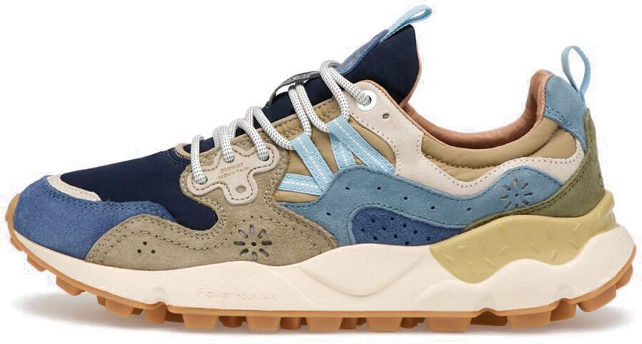 Flower Mountain Lage Sneakers YAMANO 3 2017816-3C11 NAVY-BLUE-KAKI - Foto 5