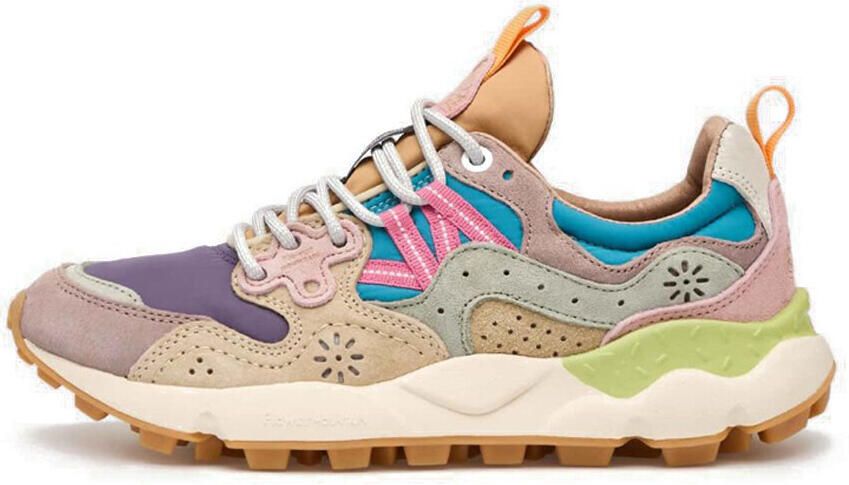 Flower Mountain Suede and technical fabric sneakers Yamano 3 Woman - Foto 5