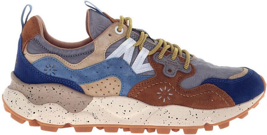 Flower Mountain Lage Sneakers YAMANO 3 2017816 01-3D67 DEEP PETROL LIGHT - Foto 4