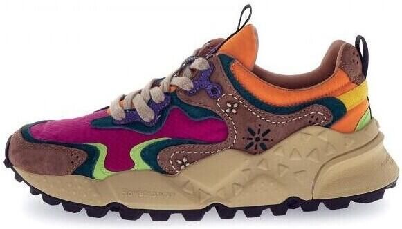 Flower Mountain Lage Sneakers RULIS 2019103 04-1D34 LIGHT BROWN BORDEAUX LIME