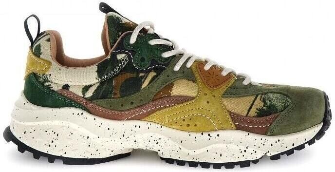 Flower Mountain Lage Sneakers WAVE 2019500-2F06 KAKI-MILITARY