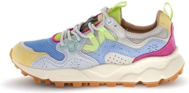 Flower Mountain Lage Sneakers YAMANO 3 2017817-1G07 YELLOW WHITE AZURE - Foto 2