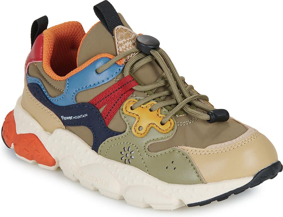 Flower mountain Yamano 3 Junior Sneakers Jongens Leren Sneaker Multi - Foto 6