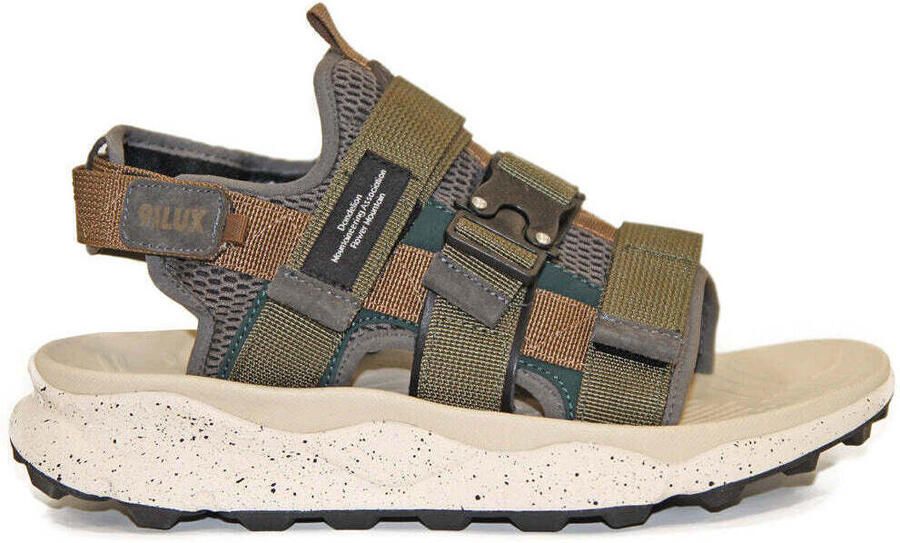 Flower Mountain Platte sandalen Groen Heren - Foto 2