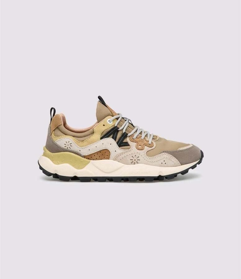 Flower Mountain Sneakers Yamano 3 Cream Brown Taupe
