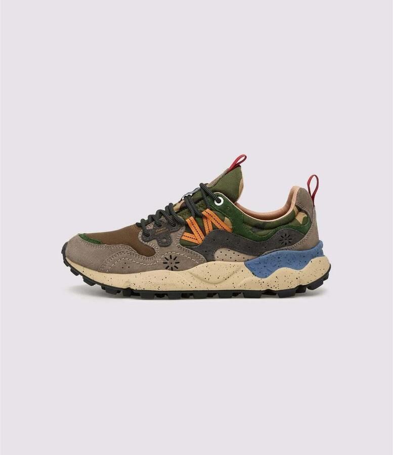 Flower Mountain Sneakers Yamano 3 Dark Grey Black Dark Brown