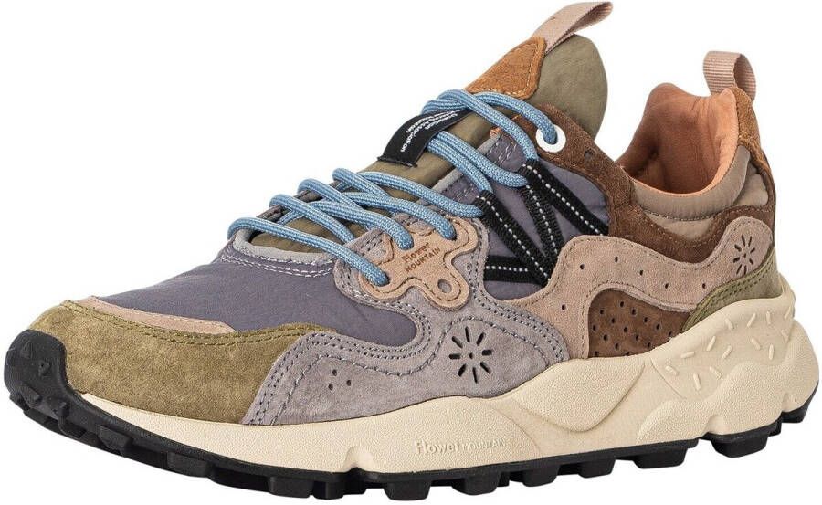 Flower Mountain Suede and technical fabric sneakers Yamano 3 MAN Multicolor Heren - Foto 4