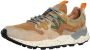 Flower Mountain Beige+Caramel Sneakers met Kurk Binnenzool - Thumbnail 2