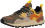 Flower Mountain Grijze Sneakers van Technische Stof met Suède Inzetstukken Gray Heren - Thumbnail 2