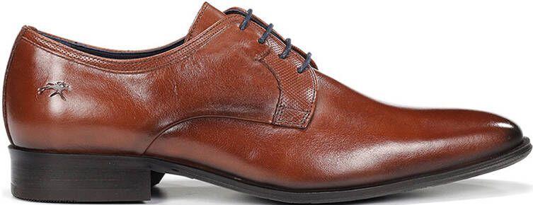 Fluchos -Heren cognac caramel geklede lage schoenen - Foto 2