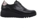 Fluchos Lage Sneakers LIVE F2096 - Zwart