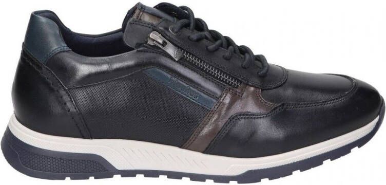 Fluchos Heren Casual Zwarte Leren Schoenen Black Heren - Foto 4