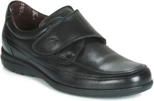 Fluchos -Heren zwart geklede lage schoenen