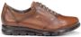 Fluchos Casual Camel Leren Damesschoenen Brown Dames - Thumbnail 3