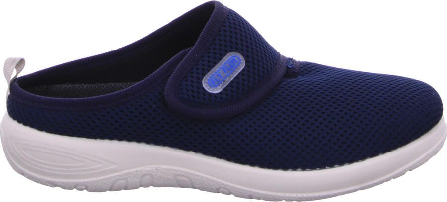 Fly FLOT Blauwe Brede Zomermuil Met Velcro Steunzolen Flyflot