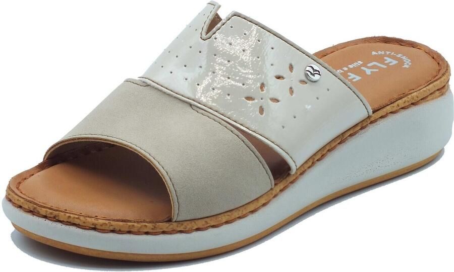 Fly Flot Sandalen met sleehak 59 107 HG