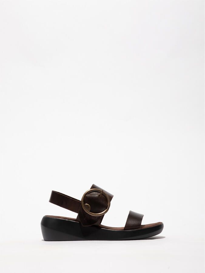 Fly London Sandalen met sleehak BANI