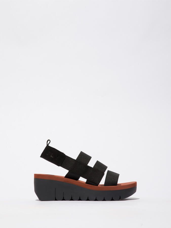Fly London Sandalen met sleehak YERE