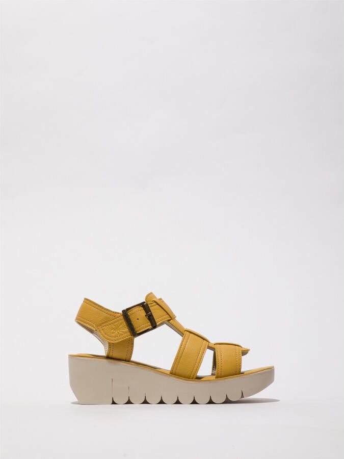 Fly London Sandalen met sleehak YUUD