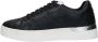 Fracomina Dames lage sneakers in zwart geëmbosseerd eco-leer Black Dames - Thumbnail 2