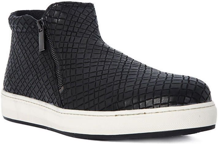 Frau Hoge Sneakers CARVED BLACK