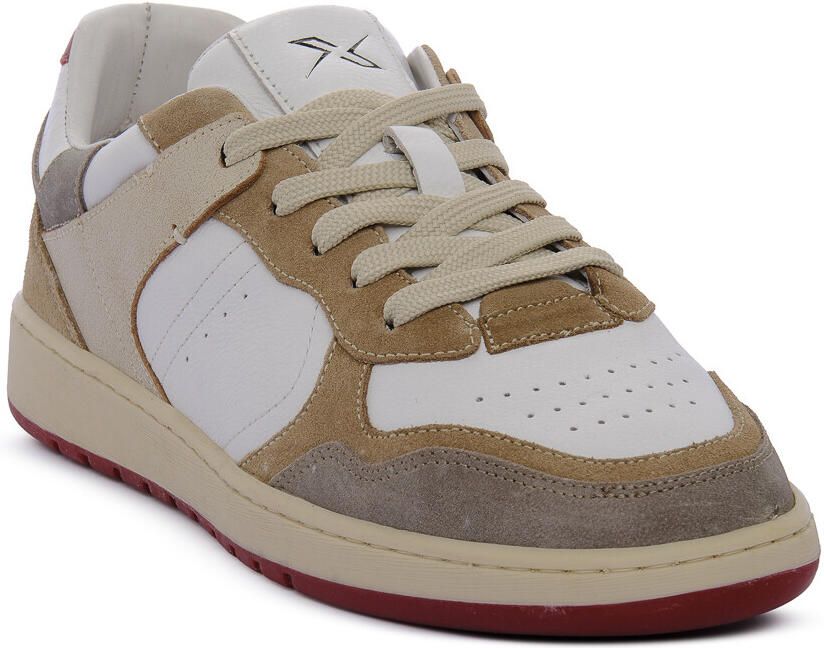 Frau Lage Sneakers NAPPA SCRATCH WHITE BORDO