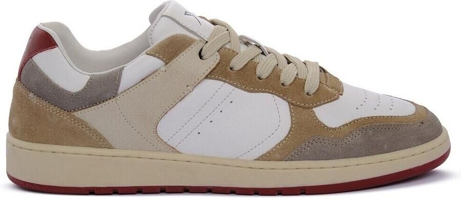 Frau Lage Sneakers NAPPA SCRATCH WHITE BORDO - Foto 2