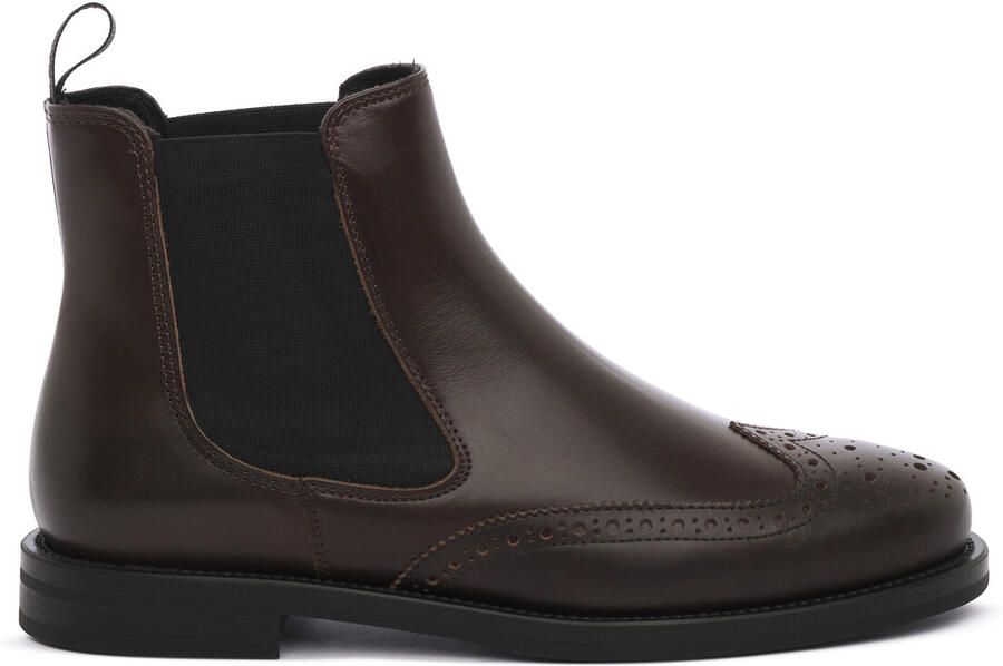 Frau Low Boots SETA COFFEE