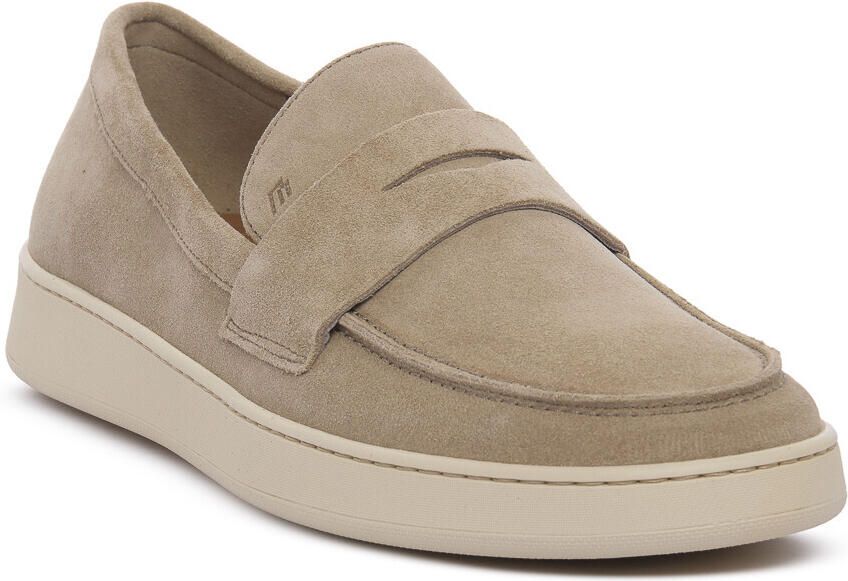 Frau Mocassins SUEDE AVENA PANNA