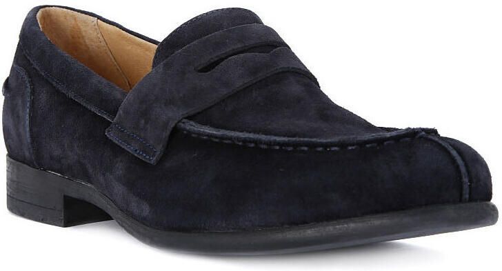 Frau Mocassins SUEDE BLU