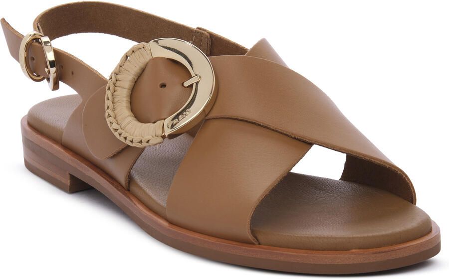 Frau Platte sandalen LONDON CUOIO