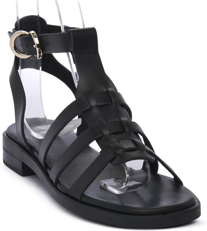 Frau Platte sandalen LONDON NERO