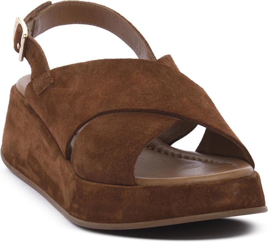 Frau Sandalen met sleehak NAPPA BRUCIATO - Foto 2