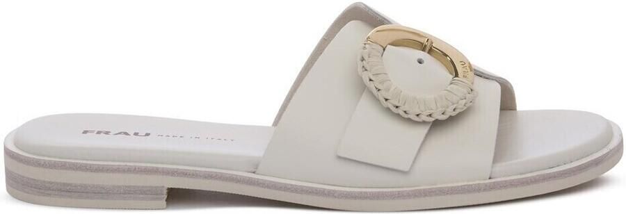 Frau Platte sandalen LONDON OFF WHITE - Foto 2