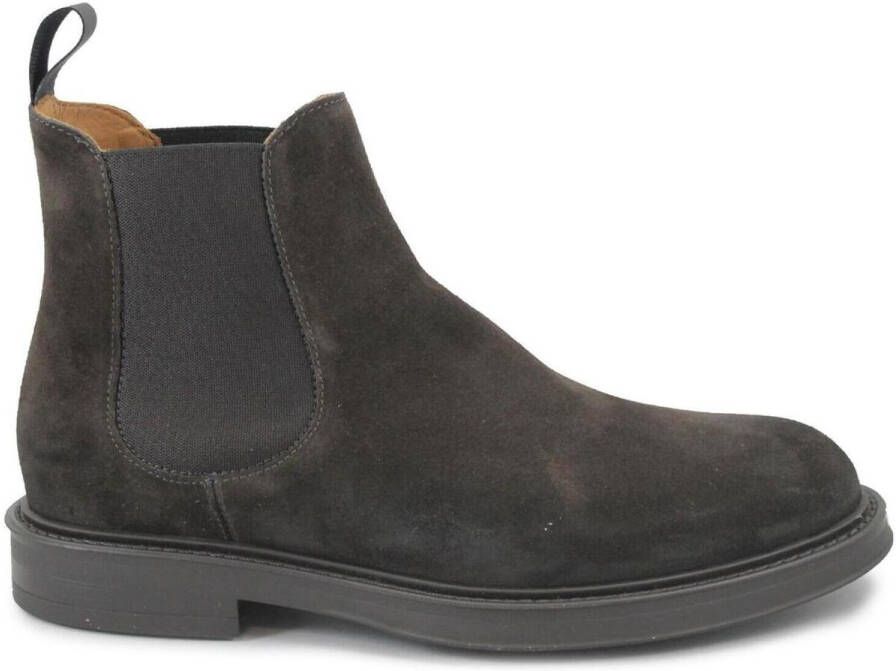 Frau Bruine Laarzen met Leren en Stoffen Voering Bruin Heren - Foto 3