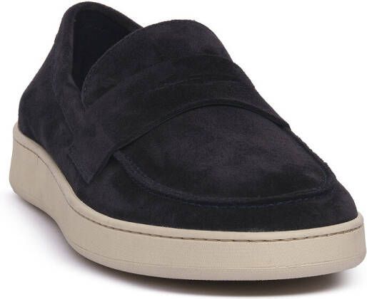 Frau Mocassins SUEDE BLU PANNA