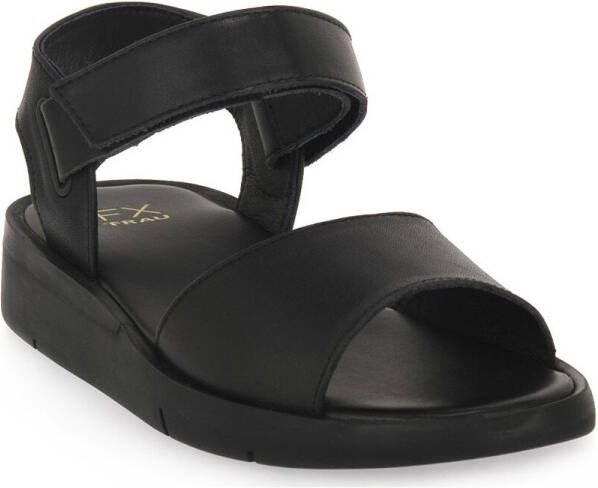 Frau Sandalen BLACK CACHEMIRE