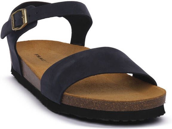 Frau Sandalen NABUK BLU