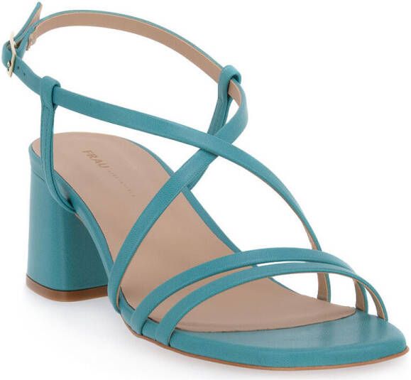 Frau Turquoise Kruisband Sandalen Blue Dames - Foto 2