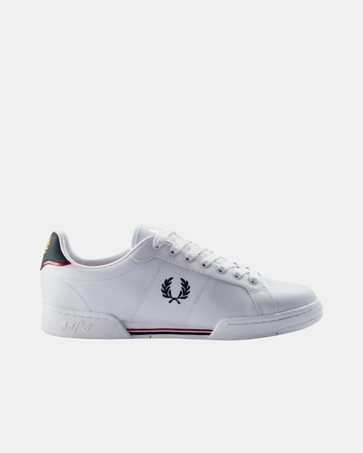 Fred Perry Leren Sneakers voor Moderne Man White Heren - Foto 7