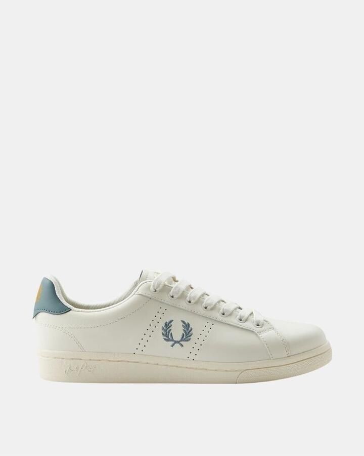 Fred Perry B721 Leather Crème- Heren Crème