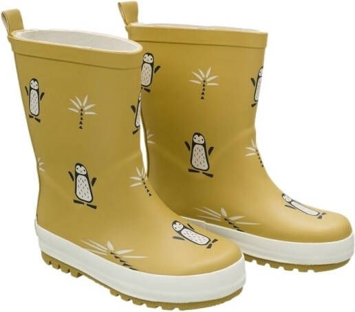 Fresk Laarzen Penguin Rain Boots Mustard