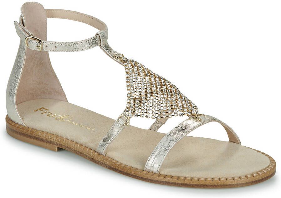 Fru.it Sandalen 9184-100-CUOIO-NATURALE-PARK-IVORY