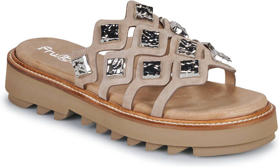 Fru.it Slippers 9170-100-HELGA-TAUPE-WATER-TAUPE