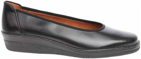 Gabor Zwarte Leren Ballerina Schoenen Black Dames - Foto 2