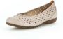 Gabor Geperforeerde Zomer Ballerina Schoenen - Thumbnail 3