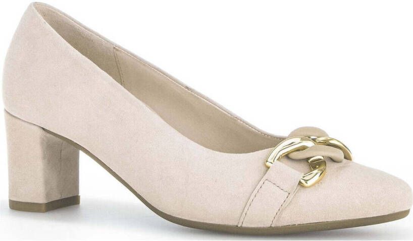 Gabor Stijlvolle Roze Suede Pumps Beige Dames - Foto 3